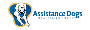 Logo for Assistance Dogs New Zealand Trust [ADNZT]