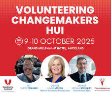 Volunteering Changemakers Hui 2025 - Leading Change Together