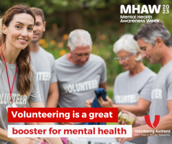 volunteering boosts mental health