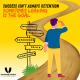 Man looking forward to winding path with signposts to confidence skills experience connection employment