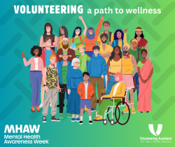 Group of people happy about volunteering
