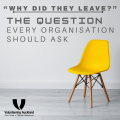 single empty chair with question why did they leave